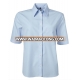 100%cotton short sleeve shirt for women